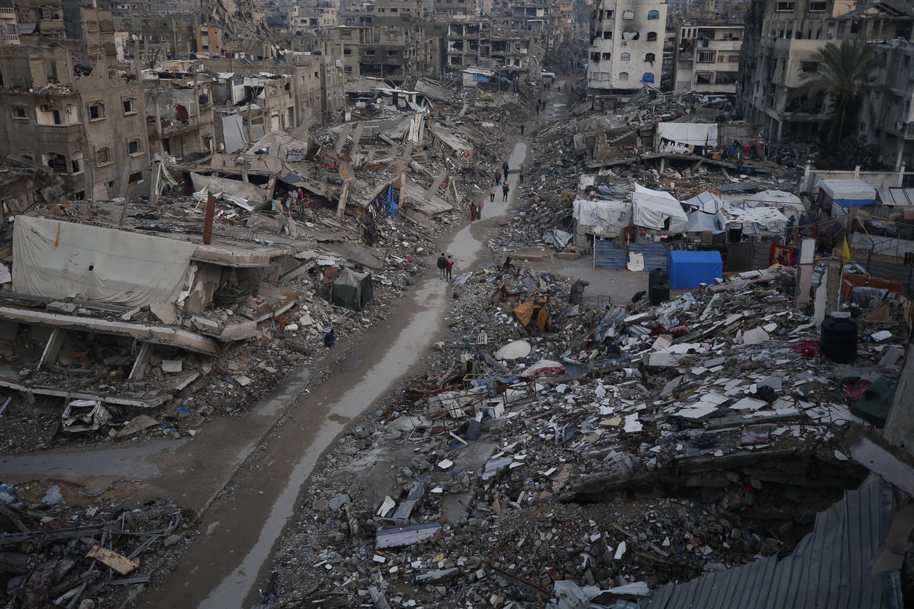 Ruined Gaza Strip