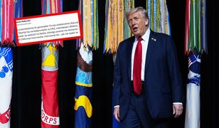"Pam, pam, pam". Kuriozalne słowa Trumpa do generałów