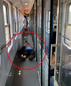 Pokazał zdjęcie z pociągu PKP Intercity. "Facet położył się w korytarzu"