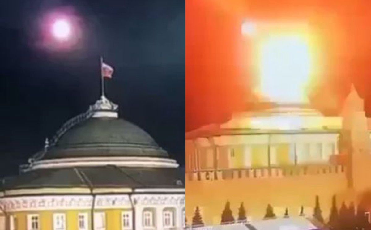 Do wybuchów nad Kremlem doszło przed trzecią w nocy