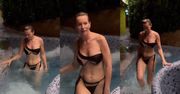Paulina Smaszcz chwali się FORMĄ w mikroskopijnym bikini. Fanki nie dowierzają: "AŻ SZCZĘKA OPADA" (WIDEO)