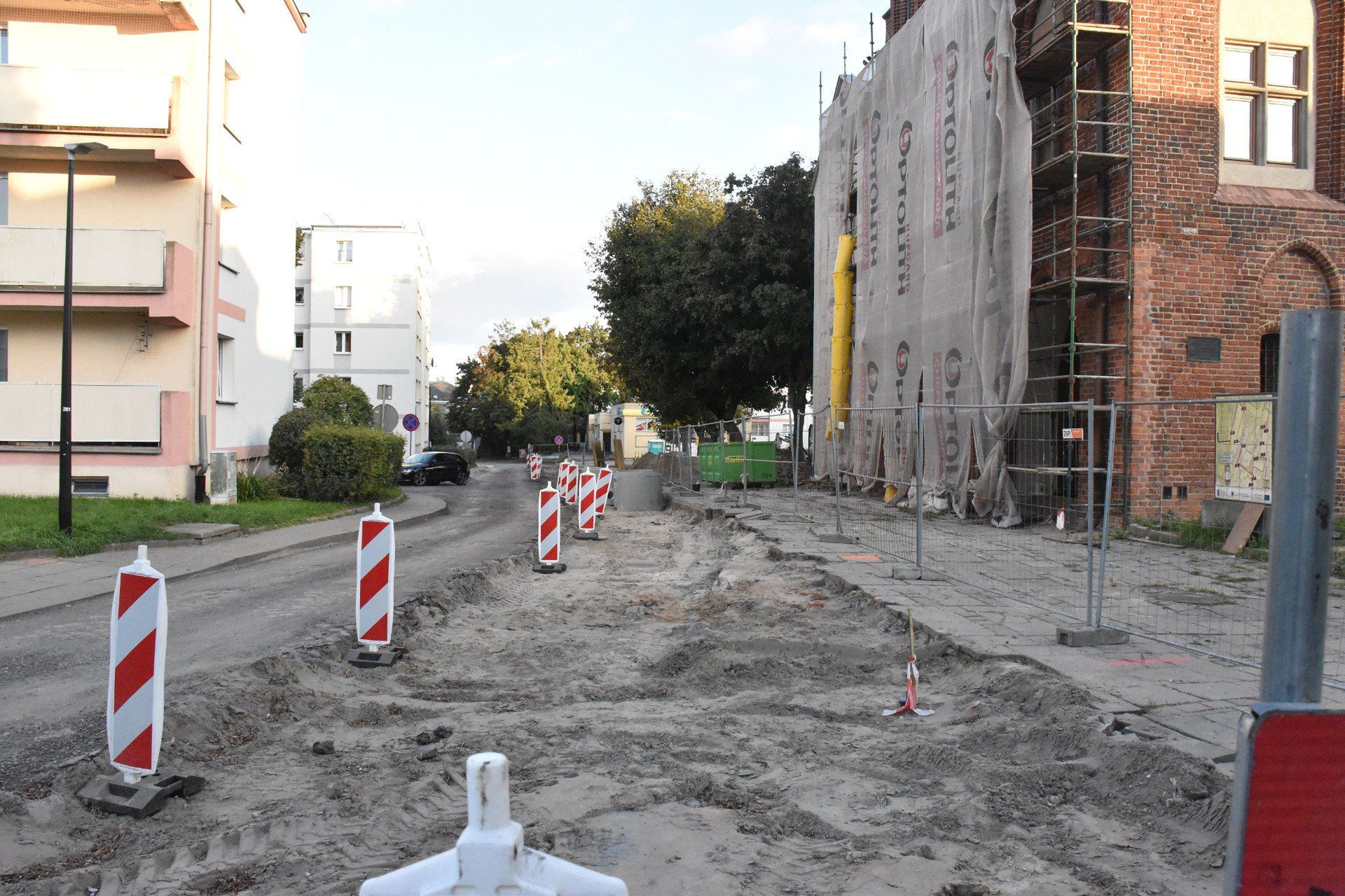 Odkrycie na przebudowie ulicy Stare Miasto w Malborku