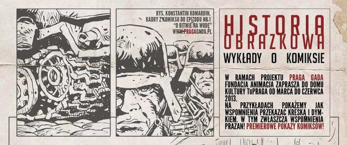 Za darmo: cykl wykładów o komiksie "Historia obrazkowa"