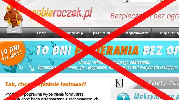 Serwisy w stylu Pobieraczka wyrastają jak grzyby po deszczu. Bo nie jesteśmy ostrożni? 1