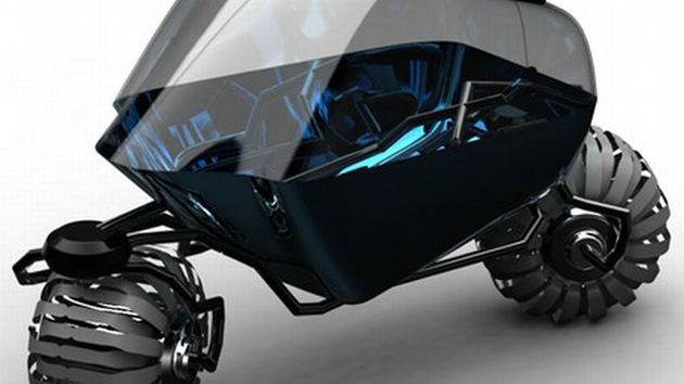 Futurystyczny Maluch na dwóch kółkach 1