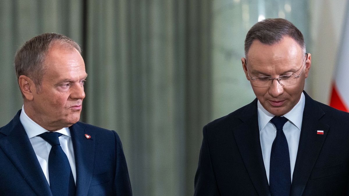 Andrzej Duda i Donald Tusk