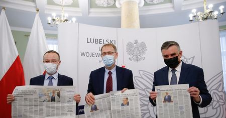 Wojewoda lubelski zasponsorował wydanie Kuriera Lubelskiego. Gazeta trafi do 820 tys. gospodarstw