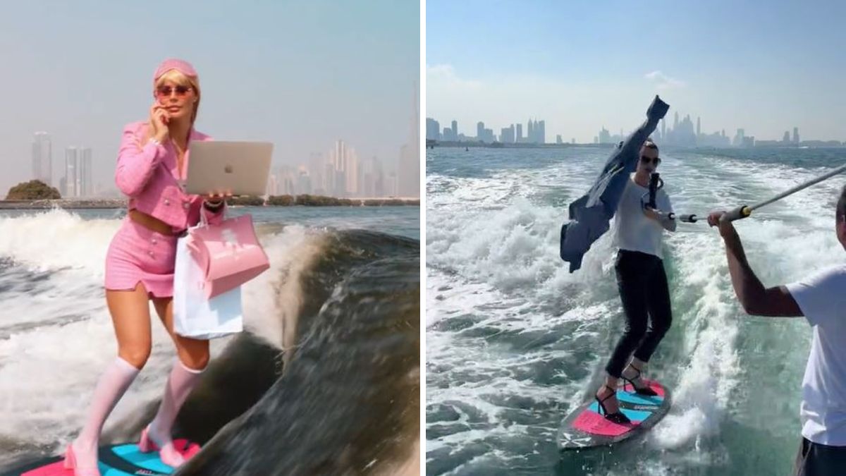 Polska surferka zadziwia stylizacjami na desce.