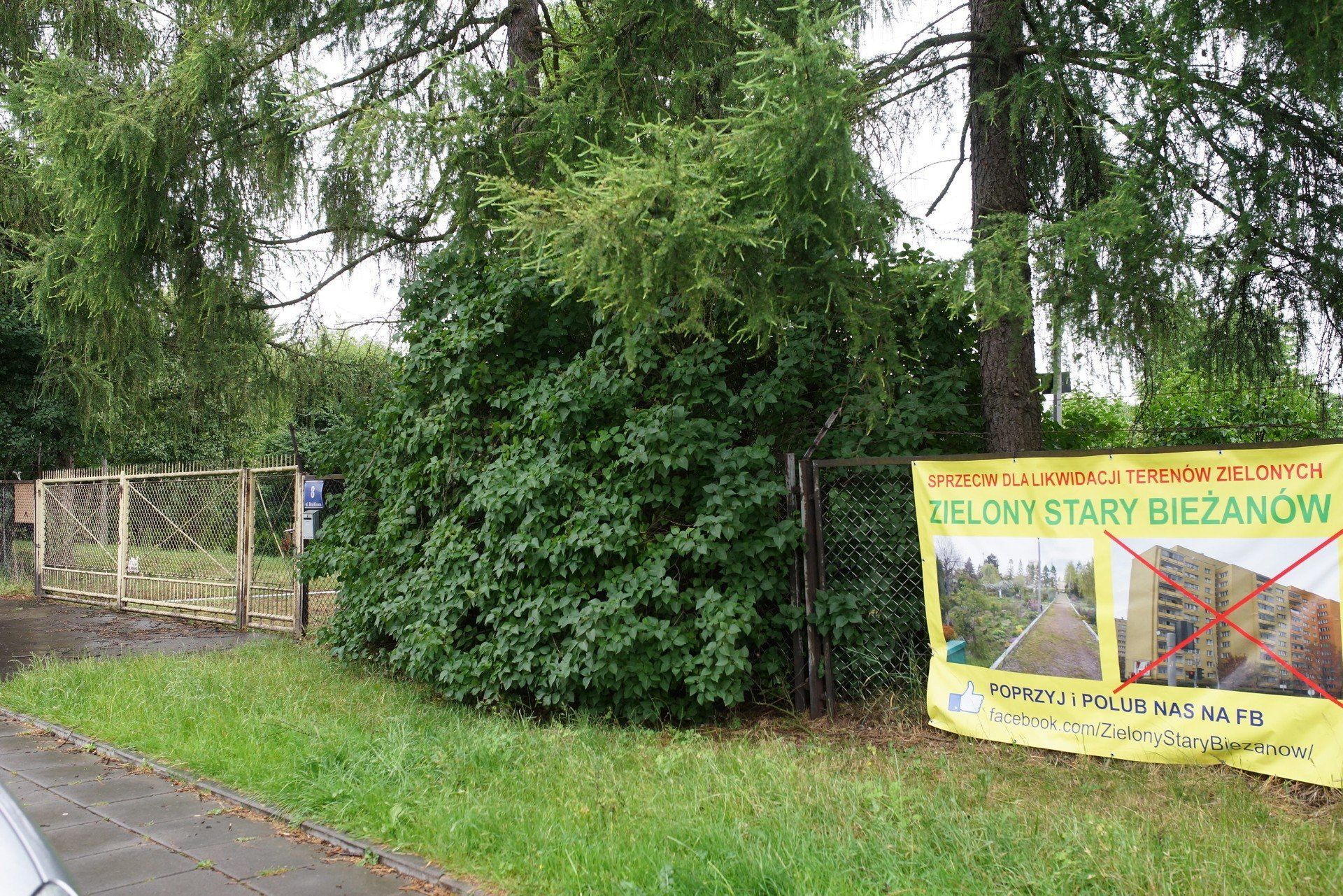 Ogródki działkowe przy ul. Drożdżowa w Krakowie
