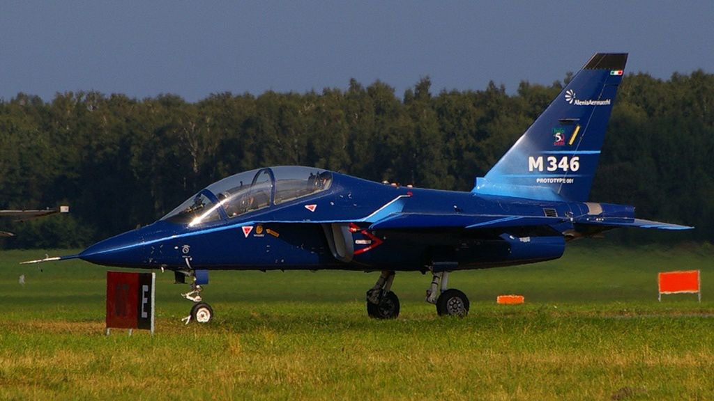 Prototyp M-346. Od rozpoczęcia produkcji sprzedano już ponad 120 samolotów tego typu
