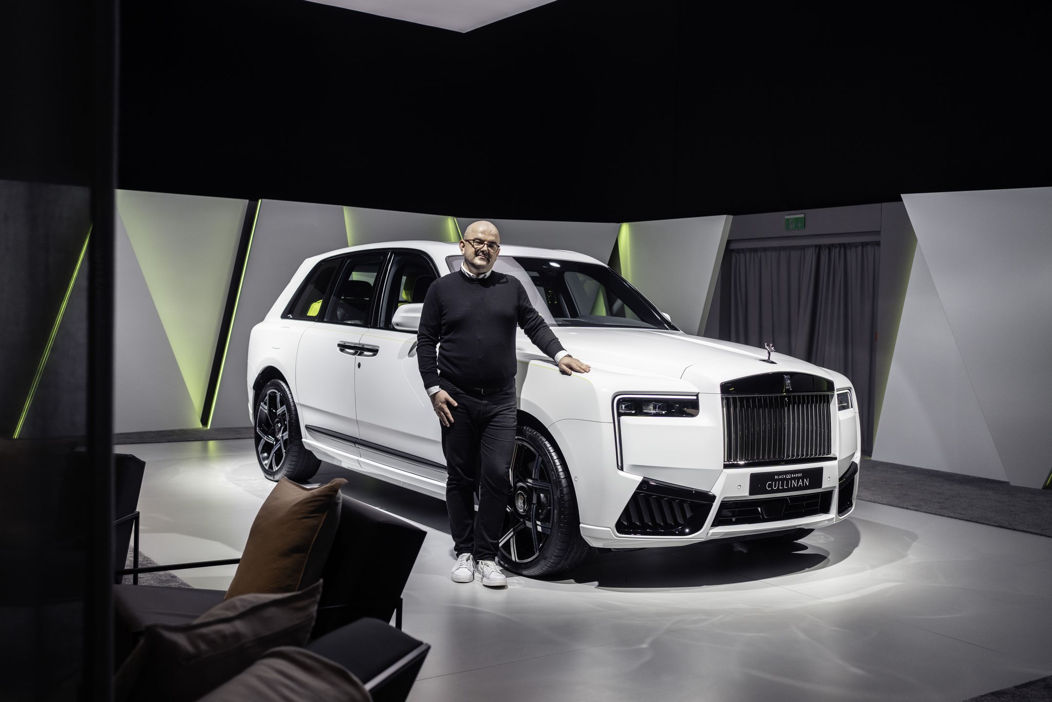 Rolls-Royce Black Badge Cullinan podczas premiery