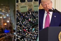 Eskalacja konfliktu Izrael - Iran, nowy sondaż partyjny, majątek Trumpa. Co wydarzyło się w weekend?