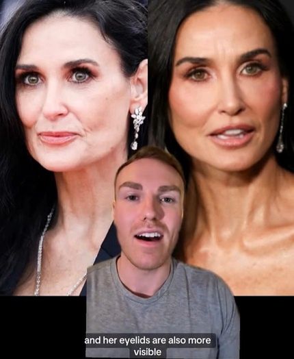 Demi Moore kiedyś i dziś