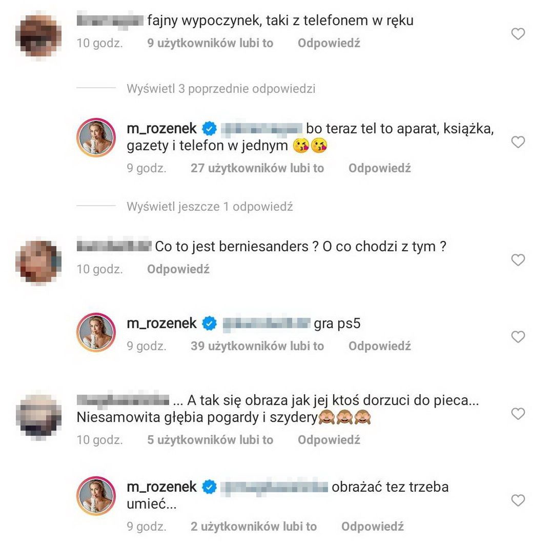 Małgorzata Rozenek kłóci się z fankami na Instagramie