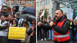 Jastrzębie-Zdrój: Protest górników w obronie przyszłości JSW
