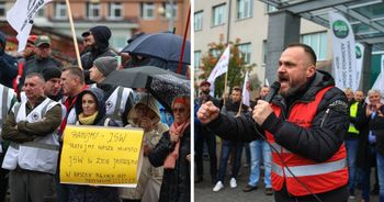 Jastrzębie-Zdrój: Protest górników w obronie przyszłości JSW