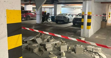 Turbiny "odleciały" z sufitu. O krok od tragedii w hali garażowej