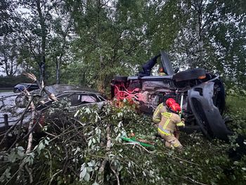 Wypadek na DK 81 w Łaziskach Górnych