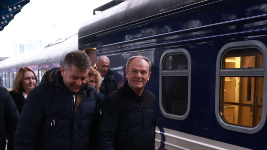Tusk rozpoczął wizytę w Kijowie