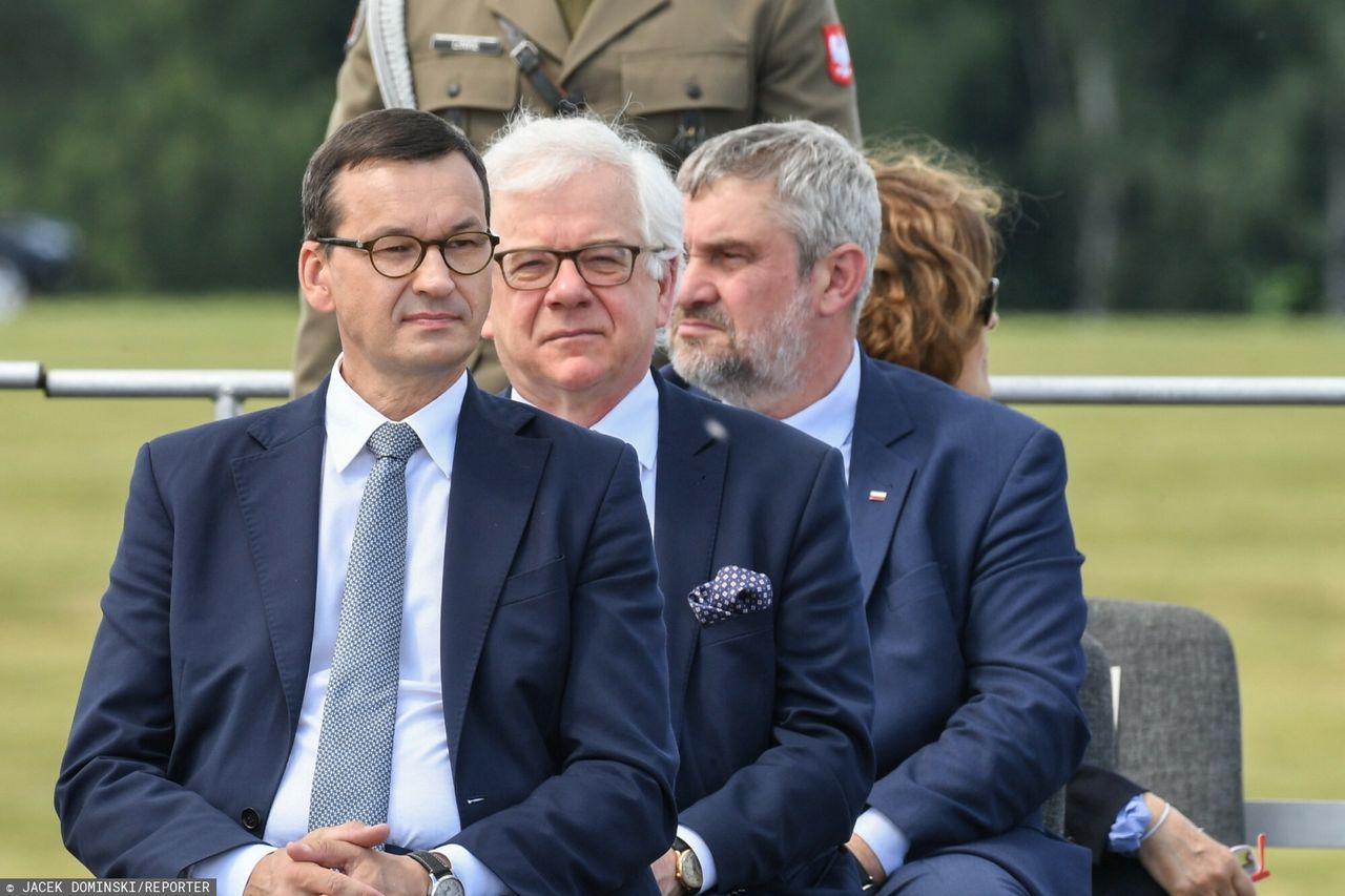 Matusz Morawiecki i Jacek Czaputowicz