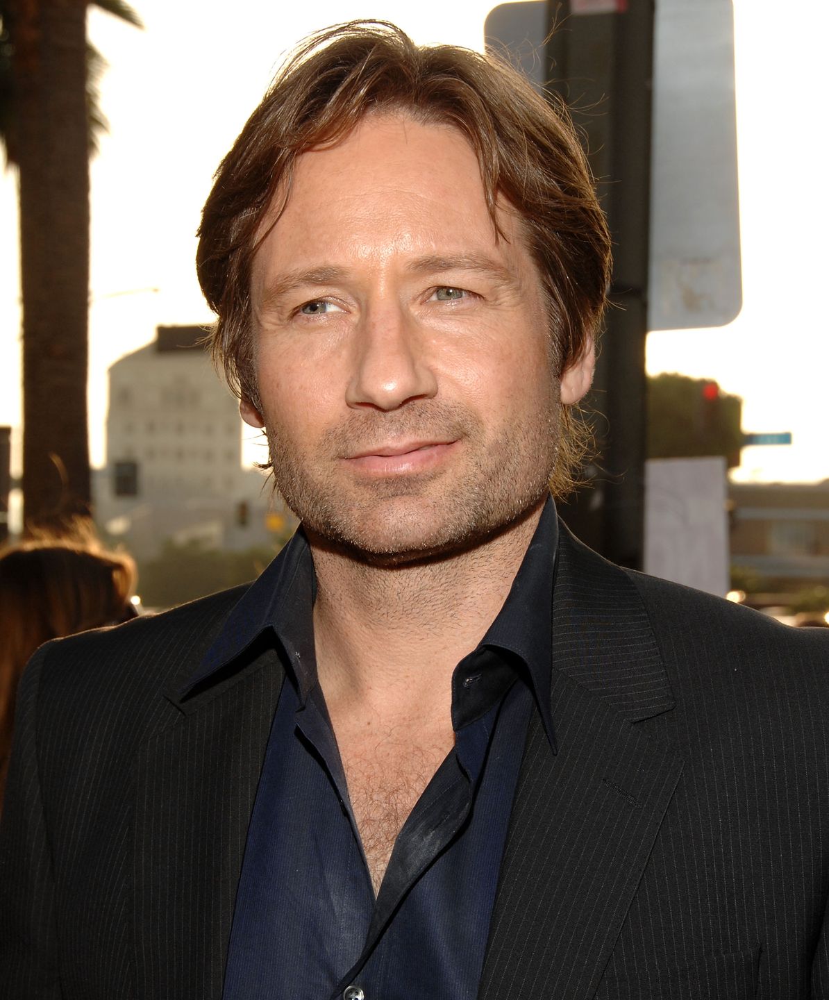 David Duchovny na premierze  "Weeds" i "Californication" (2002)