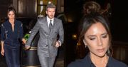 Elegancki David Beckham ciągnie żonę na branżową kolację