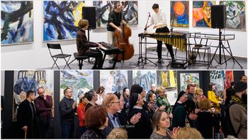 Tarnów: W BWA odbył się wernisaż Joanny Srebro z muzyczną oprawą