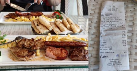 Paragon turystki z Bośni. Uczta godna królów za śmieszne pieniądze