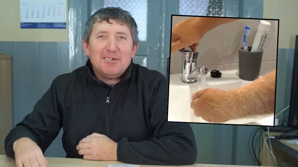 Remont łazienki Andrzeja z Plutycz z "Rolnicy. Podlasie"