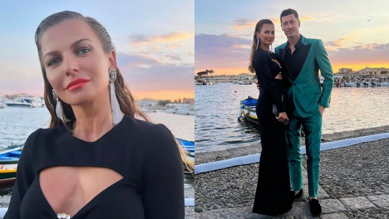 Anna i Robert Lewandowscy w drugim dniu pokazów Dolce&Gabanna