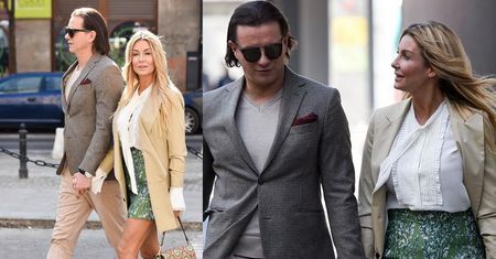 Rozenek i Majdan wdzięczą się do paparazzi. Stylista się napracował?