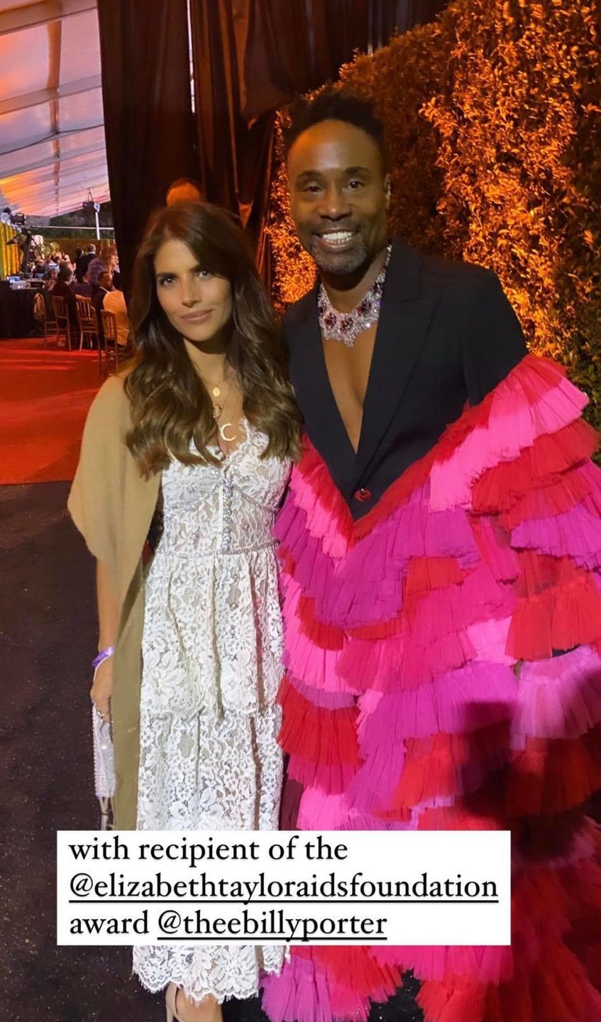 Weronika Rosati i Billy Porter
