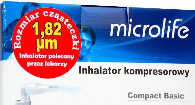 Rekomendacja od lekarzy wbrew etyce na opakowaniu inhalatorów Microlife