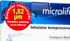 Rekomendacja od lekarzy wbrew etyce na opakowaniu inhalatorów Microlife