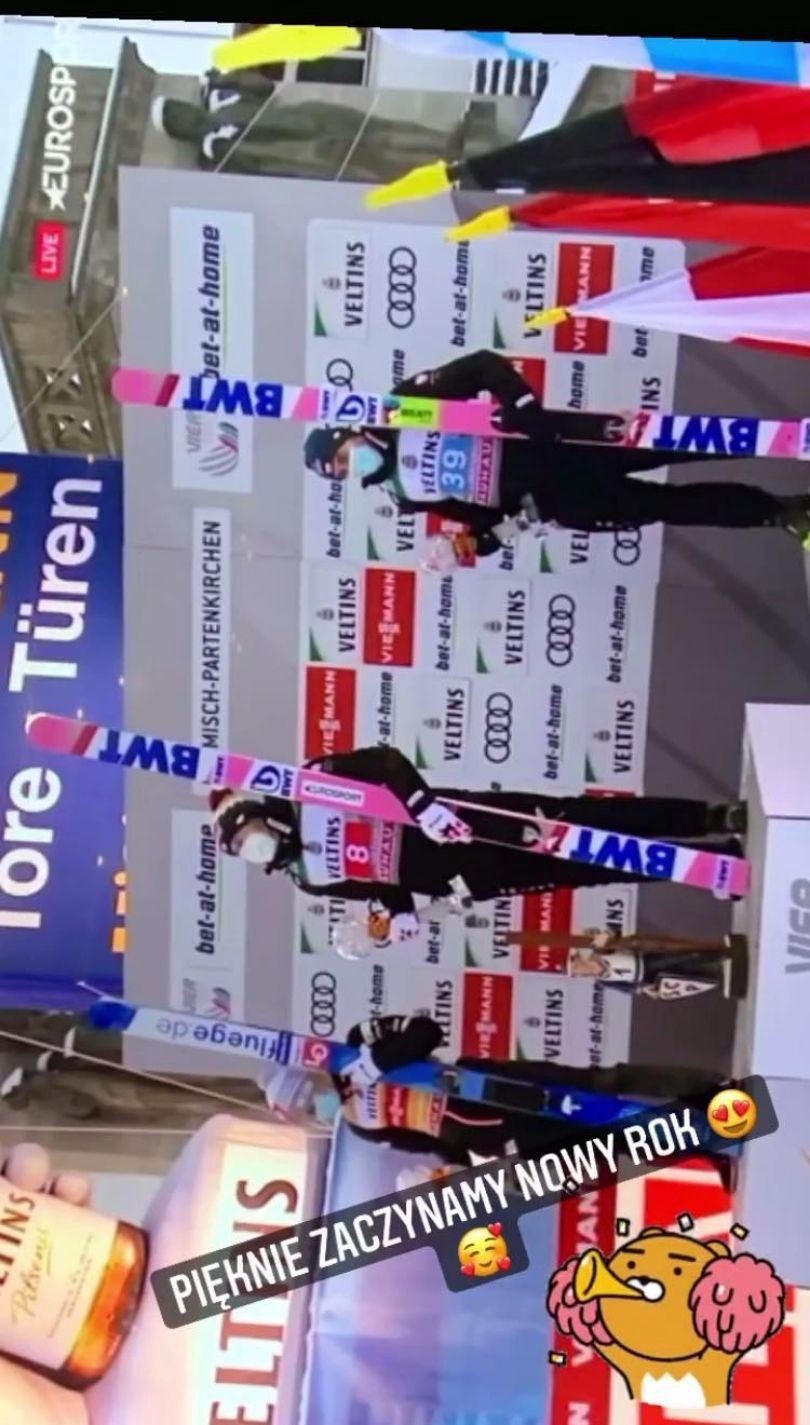 Marcelina Ziętek cieszy się z sukcesu Piotra Żyły