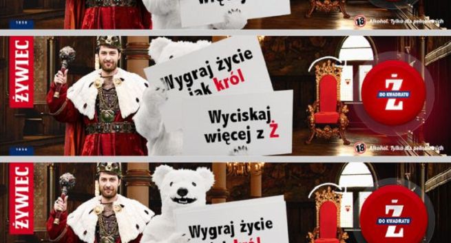 „Ż do kwadratu” w internetowej kampanii piwa Żywiec