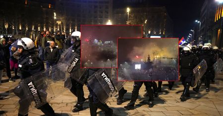 Zamieszki i ataki na policjantów w Belgradzie. Zakończono protest