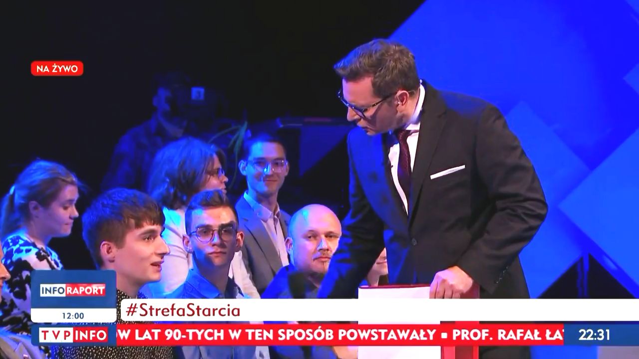 Michał Adamczyk stanowczo reagował na słowa gościa