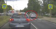 Kobieta była już na pasach. Kierowca Volkswagena nie chciał czekać