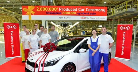 Europejskie zakłady Kii wyprodukowały już 2 000 000 samochodów