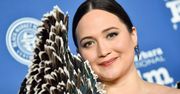 Lily Gladstone była gościem festiwalu w Santa Barbara. Zachwyciła w ptasiej kreacji