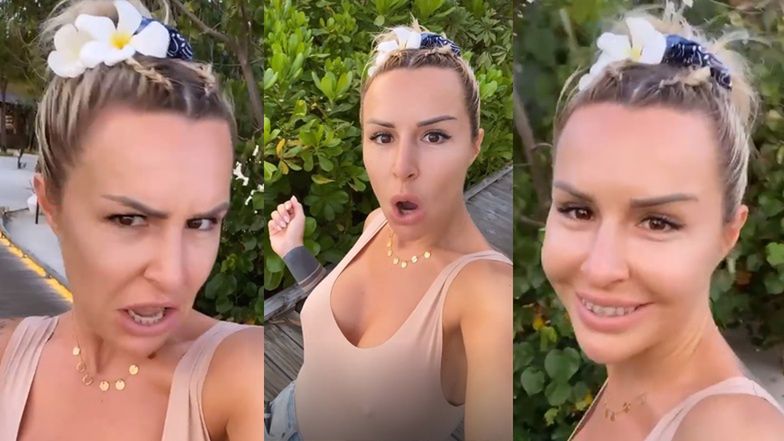 Blanka Lipińska ujawnia, kto jej robi zdjęcia na Malediwach