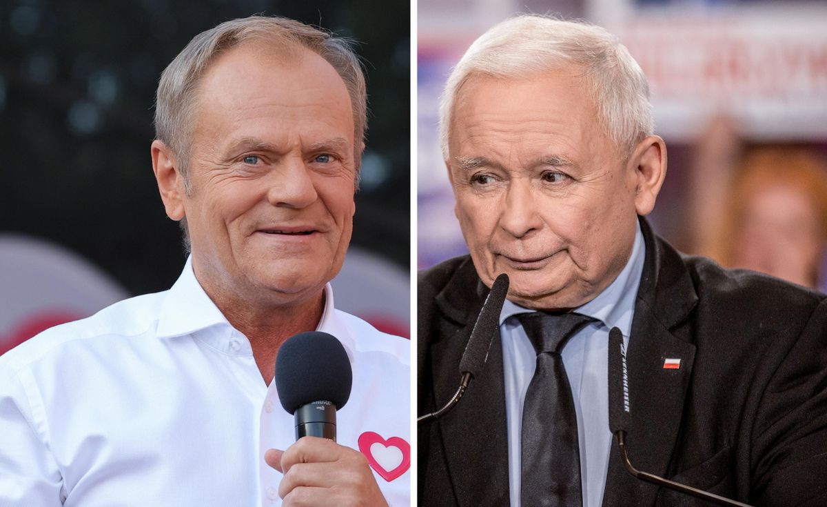 Donald Tusk i Jarosław Kaczyński