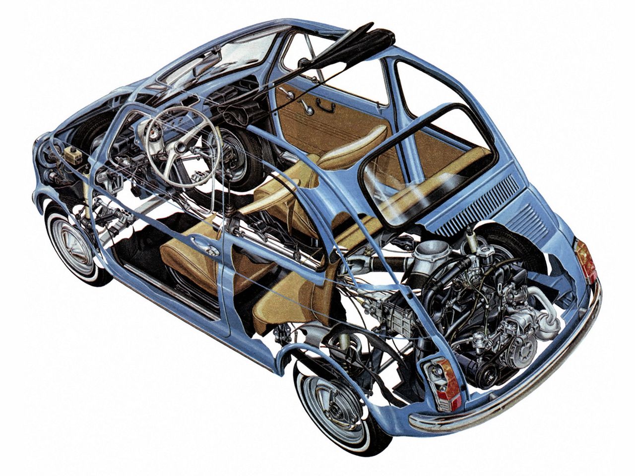 Przekrój Fiata 500F