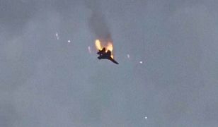 Rosjanie zestrzelili własną maszynę. Moment katastrofy Su-27