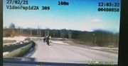 Pościg za motocyklistami w Białymstoku. Wszystko nagrała policyjna kamera