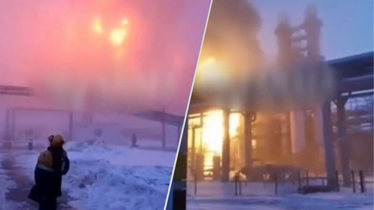 Pożar rafinerii w obwodzie samarskim