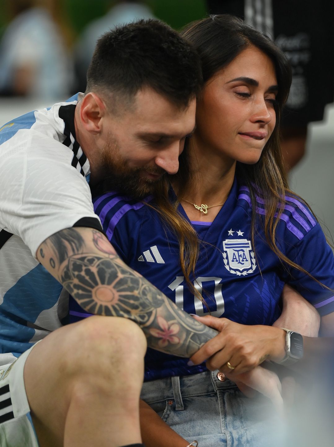 Lionel Messi z Antonelą Roccuzzo
