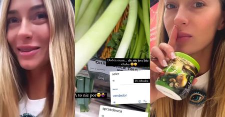 Marcelina Zawadzka relacjonuje zakupy na wigilię w dubajskim markecie. "Trochę po angielsku, trochę po arabsku. PODDAJĘ SIĘ"