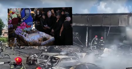 4-letnia Liza zginęła w ataku rakietowym na Winnicę. Film z pogrzebu